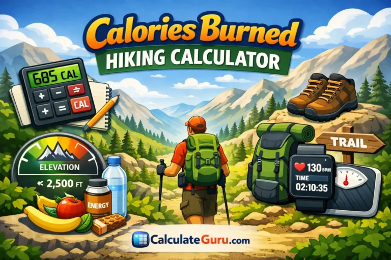 Calories Burned Hiking Calculator