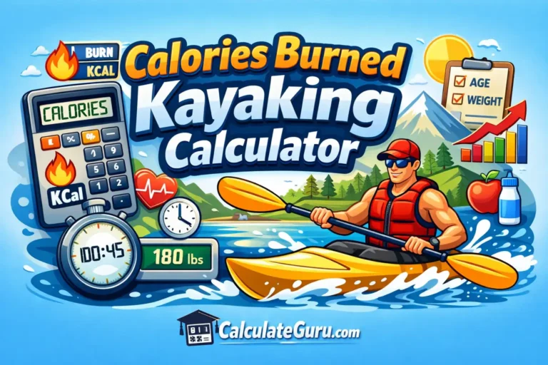 Calories Burned Kayaking Calculator