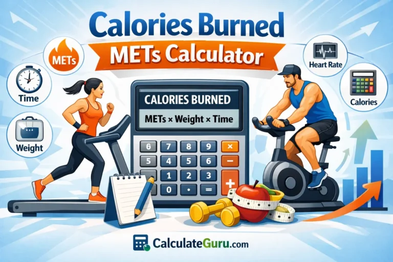 Calories Burned METs Calculator