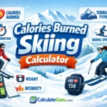 Calories Burned Skiing Calculator — By Weight & Type