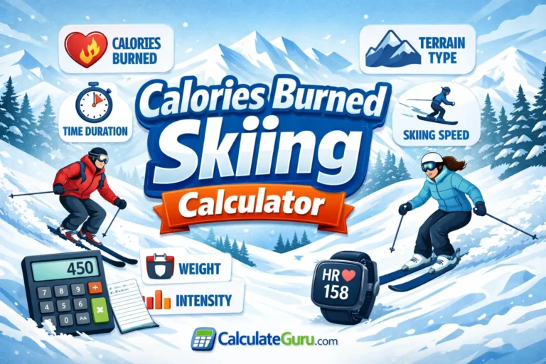Calories Burned Skiing Calculator