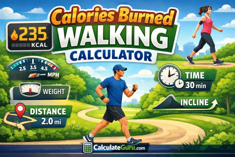 Calories Burned Walking Calculator — Free & Accurate