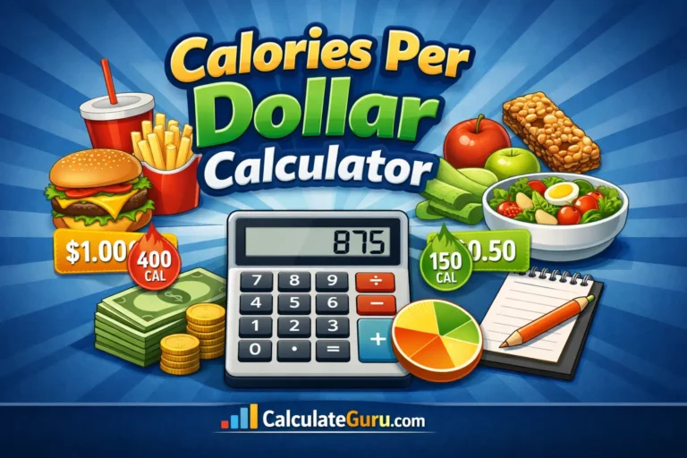 Calories Per Dollar Calculator