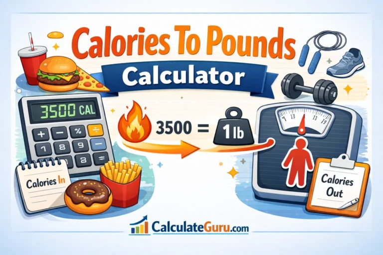 Calories To Pounds Calculator