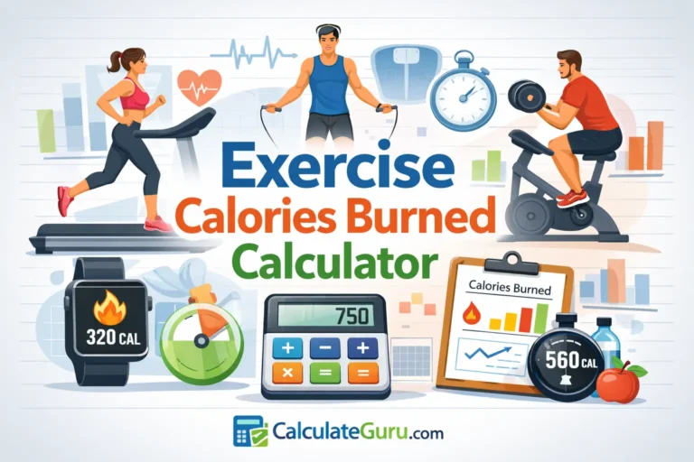 Exercise Calories Burned Calculator