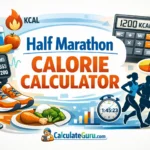 Half Marathon Calorie Calculator by Weight & Pace
