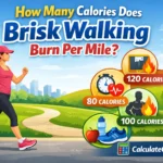 How Many Calories Does Brisk Walking Burn Per Mile?