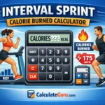 Interval Sprint Calorie Burned Calculator