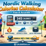 Nordic Walking Calories Calculator — Free & Accurate