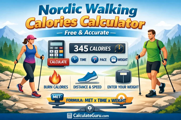 Nordic Walking Calories Calculator