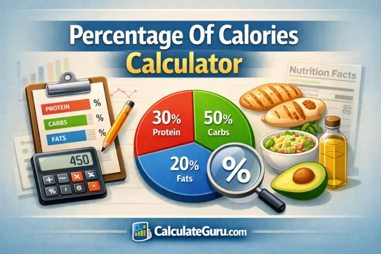 Percentage Of Calories Calculator