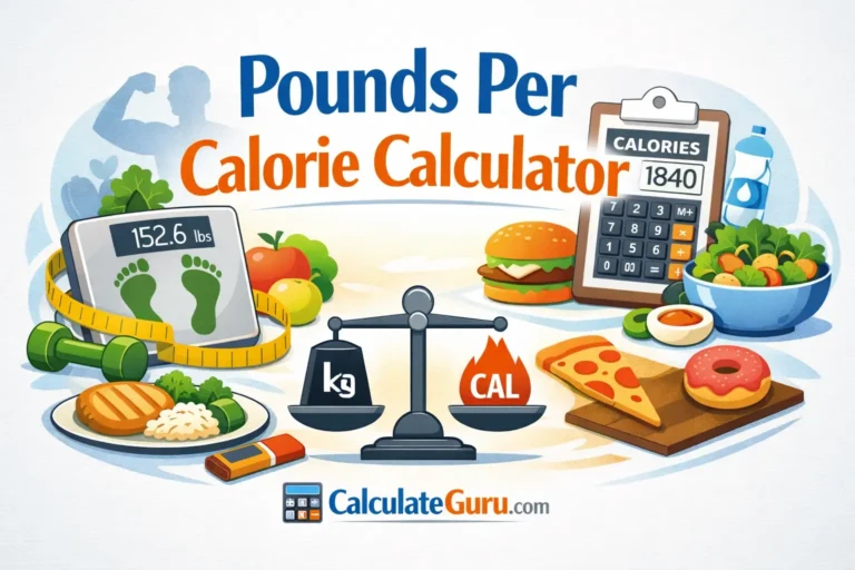 Pounds Per Calorie Calculator — See Exactly How Fast You'll Lose Weight