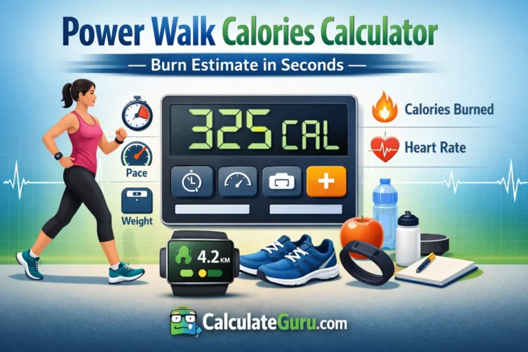 Power Walk Calories Calculator