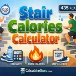 Stair Calories Calculator — How Many Calories Does Climbing Stairs Burn?