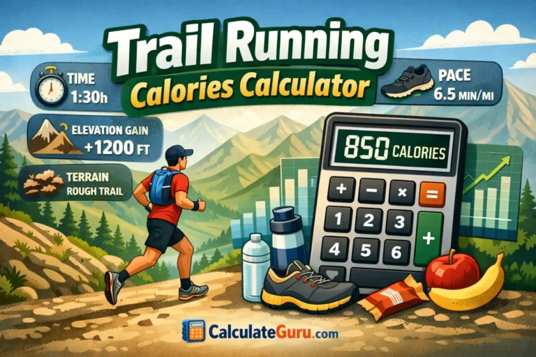 Trail Running Calories Calculator