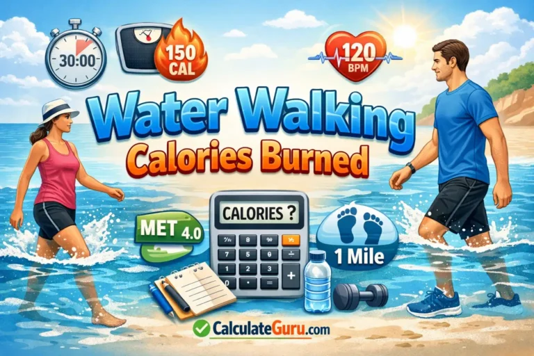 Water Walking Calories Burned