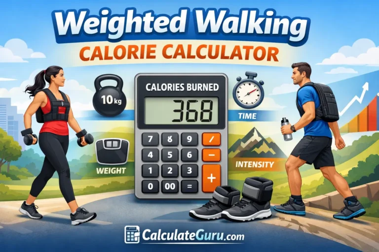 Weighted Walking Calorie Calculator
