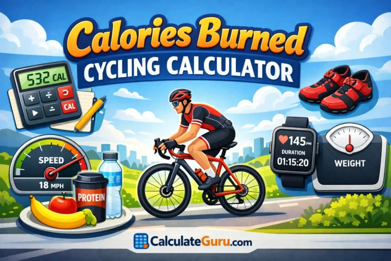 calories burned cycling calculator