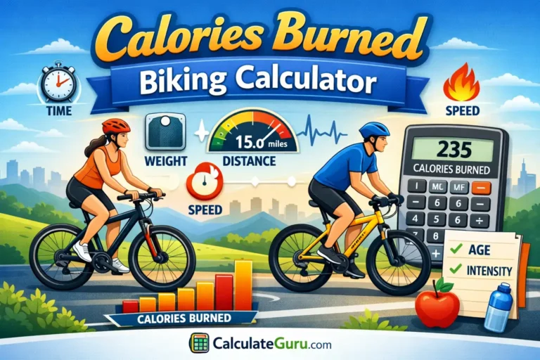 Calories Burned Biking Calculator
