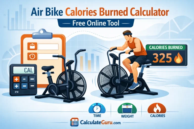 Air Bike Calories Burned Calculator – Free Online Tool