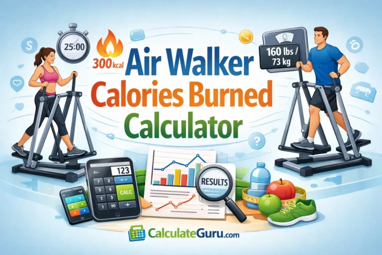 Air Walker Calories Burned Calculator