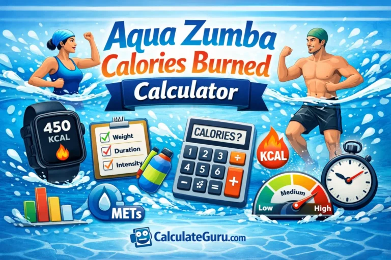 Aqua Zumba Calories Burned Calculator