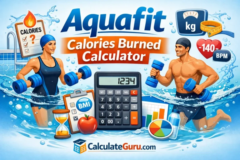 Aquafit Calories Burned Calculator