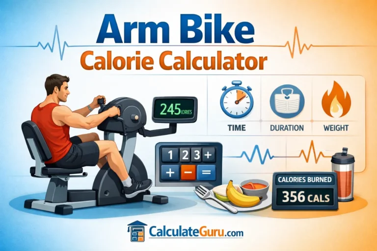 Arm Bike Calorie Calculator