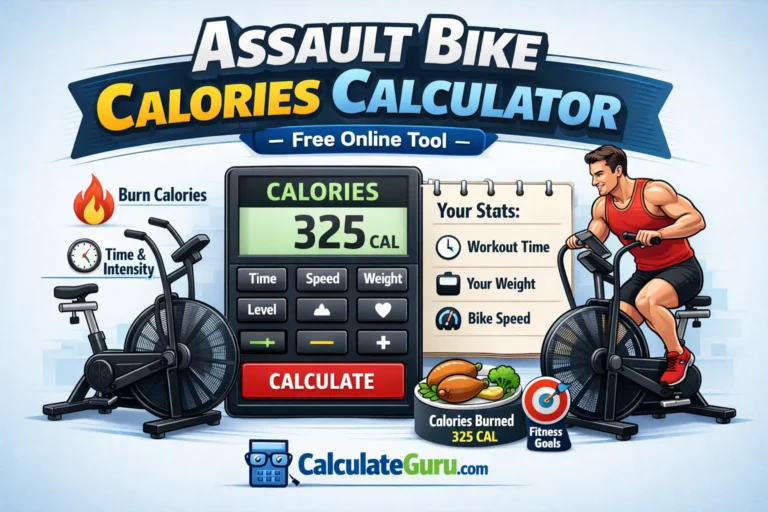 Assault Bike Calories Calculator – Free Online Tool