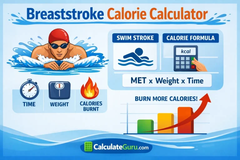 Breaststroke Calorie Calculator