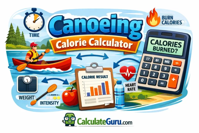 Canoeing Calorie Calculator