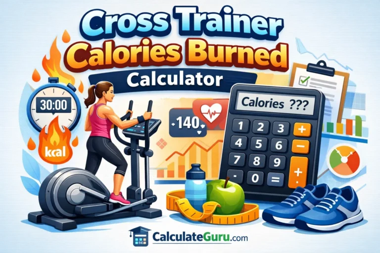 Cross Trainer Calories Burned Calculator