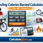 Cycling Calories Burned Calculator – Free MET Estimator