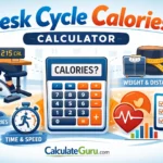 Desk Cycle Calories Calculator