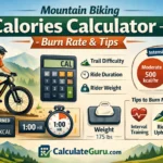 Mountain Biking Calories Calculator – Burn Rate & Tips