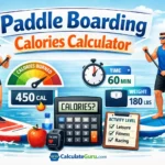 Paddle Boarding Calories Calculator – Estimate Calories Burned While Paddle Boarding