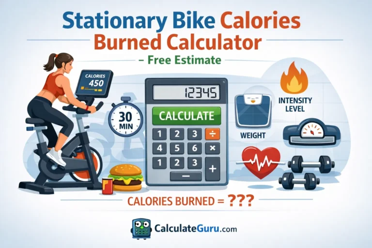 Stationary Bike Calories Burned Calculator – Free Estimate