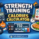 Strength Training Calories Calculator | Accurate Burn Estimator