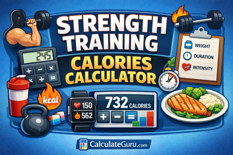  Strength Training Calories Calculator