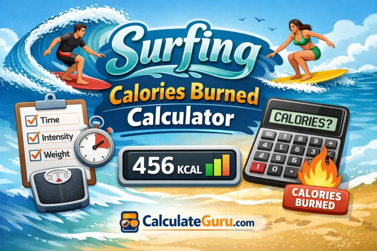 Surfing Calories Burned Calculator