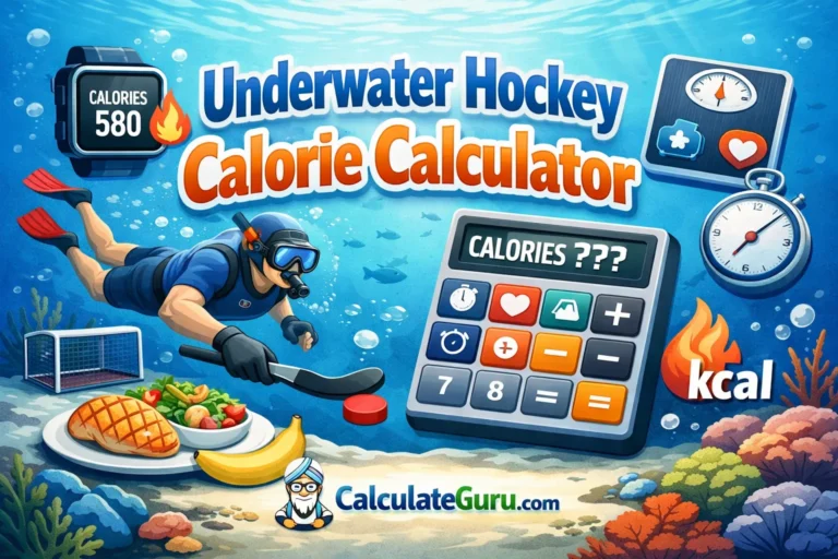 Underwater Hockey Calorie Calculator