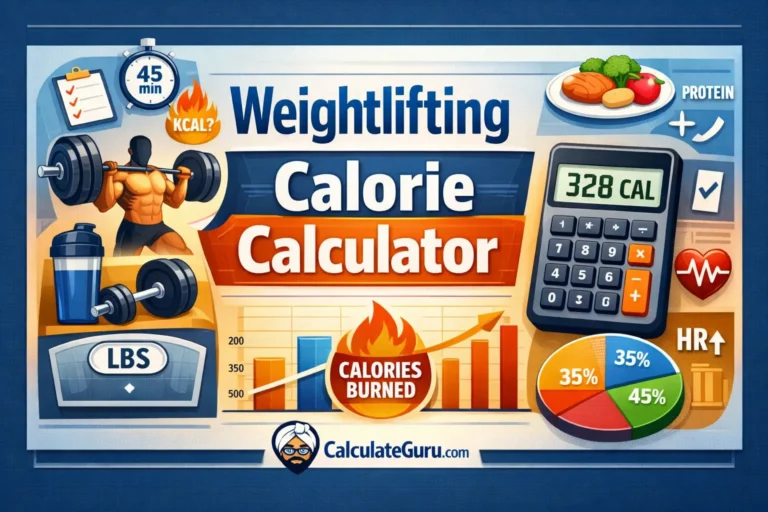 Weightlifting Calorie Calculator