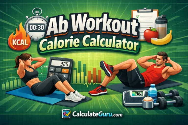 Ab Workout Calorie Calculator