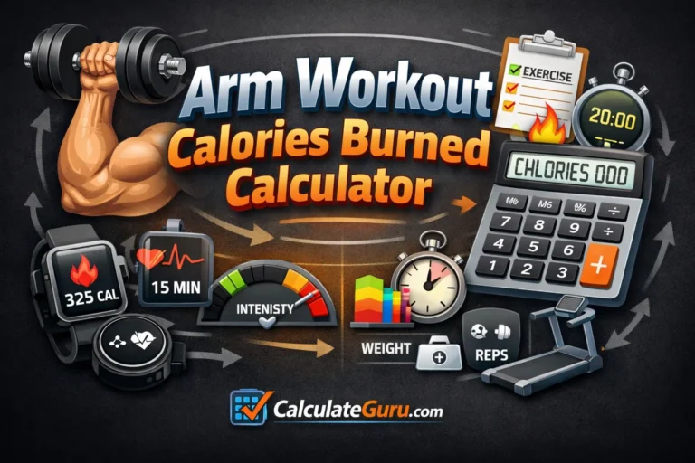 Arm Workout Calories Burned Calculator