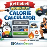 Kettlebell Workout Calories Burned Calculator (Based on Weight & Duration)