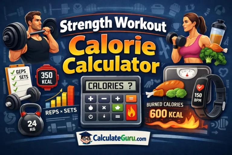 Strength Workout Calorie Calculator